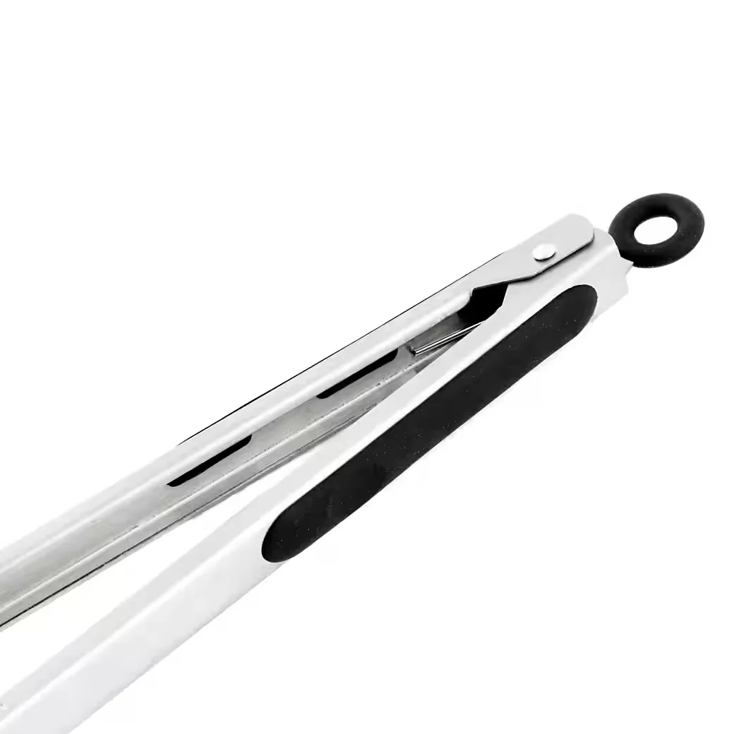 BBQ-TORO Grillzange aus Edelstahl 27 cm hitzebeständige Küchenzange