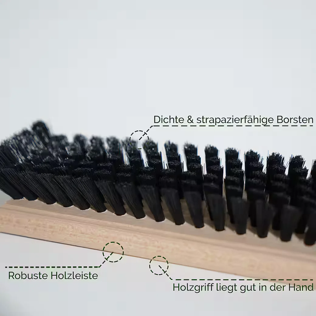 VELUXIS Tapezierbürste 23,5 x 6 cm Kunstborsten Holzgriff für Tapeten