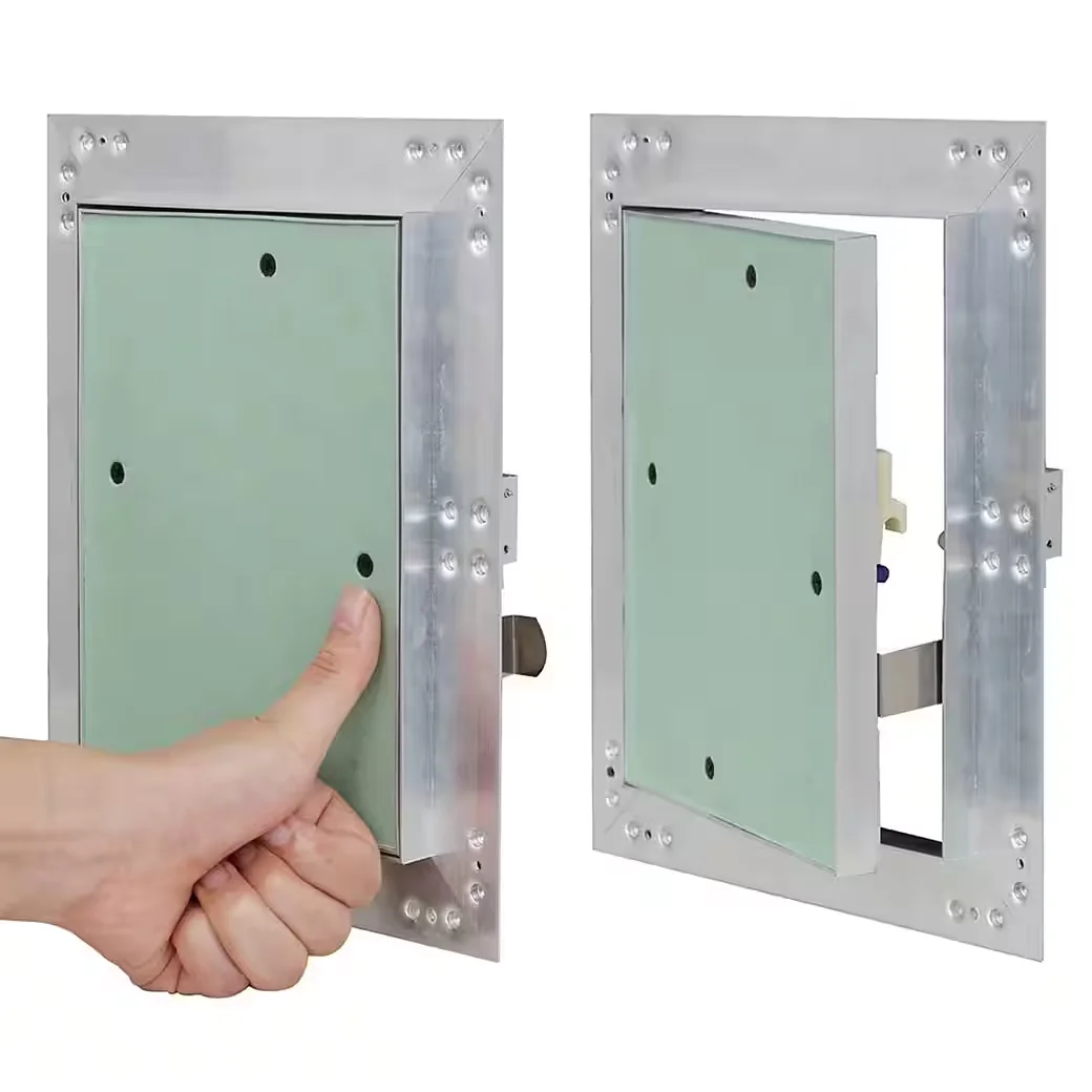 V2AOX Revisionsklappe Aluminiumrahmen für Gipskarton 25 x 30 cm