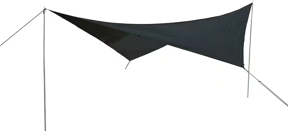 EXPLORER Sonnensegel 3x4 m rechteckig wasserabweisend mit Stangen