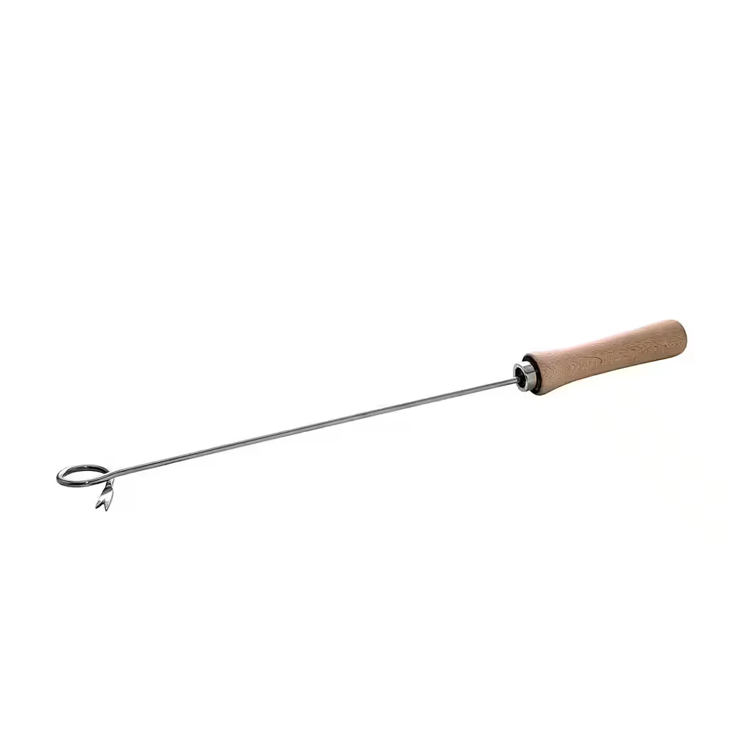 GAUMENKICK Pigtail Fleischhaken Edelstahl Grillbesteck Set