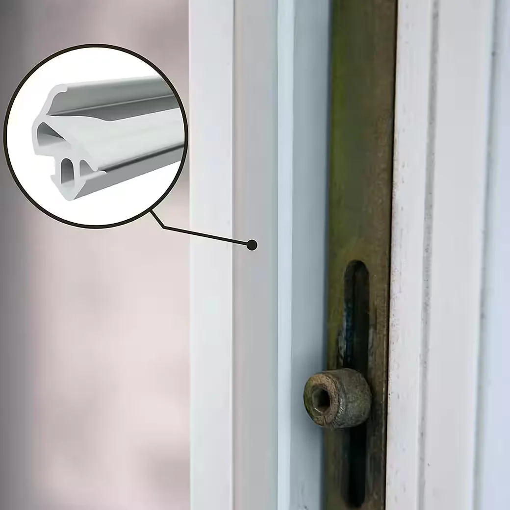 DQ-PP Fensterdichtung grau 5 m für PVC-Fenster Aluplast S-1559 S-1560