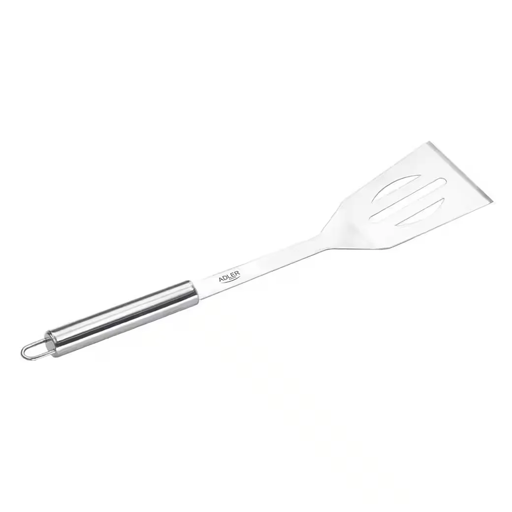 ADLER Grillbesteck-Set AD 6728 Edelstahl, Zange, Gabel, Pfannenwender